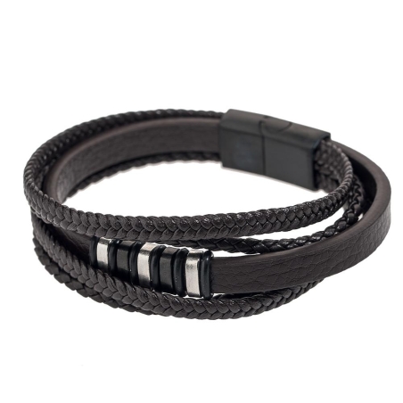 Bracelet Noir Geographical Norway 315117