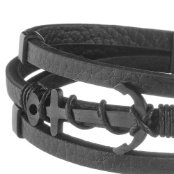 Bracelet Noir Geographical Norway 315001