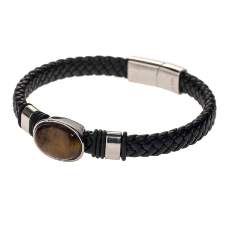 Bracelet Noir/Marron Homme Geographical Norway 315128