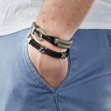 Bracelet Gris Homme Geographical Norway 315012