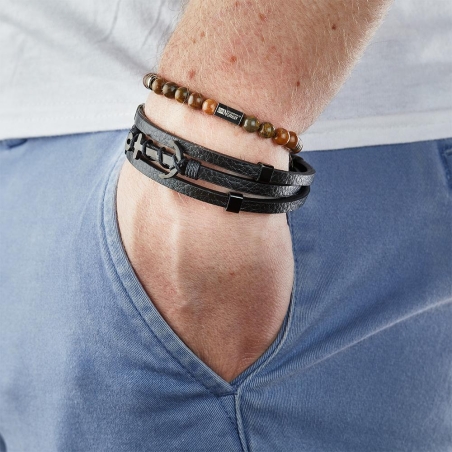 Bracelet Marrons/Acier Homme Geographical Norway 315077