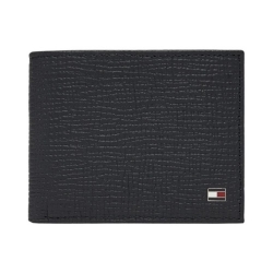 Portefeuille Marine Homme Tommy Hilfiger Th Flag Mini Cc Wall