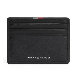 Porte Cartes Noir Homme Tommy Hilfiger Corp Holder