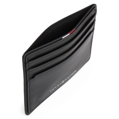 Porte Cartes Noir Homme Tommy Hilfiger Corp Holder