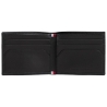 Portefeuille Noir Homme Tommy Hilfiger Th Flag Mini Cc Wall