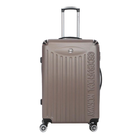 Valise cabine Taupe Geographical Norway Softless 20 pouces