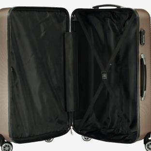 Valise cabine Taupe Geographical Norway Softless 20 pouces