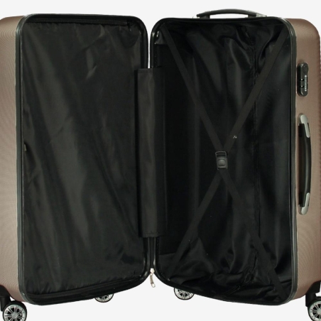 Valise cabine Taupe Geographical Norway Softless 20 pouces