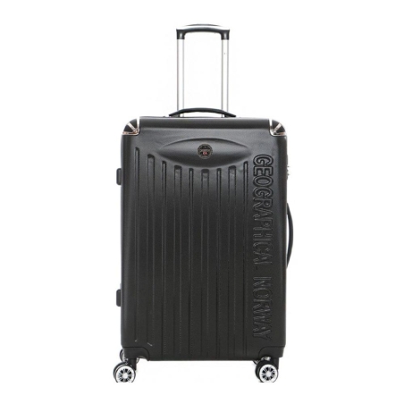 Valise cabine Noire Geographical Norway Softless 20 pouces
