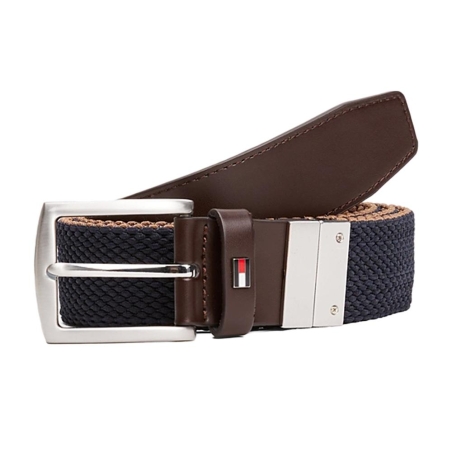 Ceinture Marron/Marine Homme Tommy Hilfiger Denton