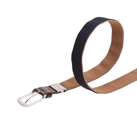 Ceinture Marron/Marine Homme Tommy Hilfiger Denton