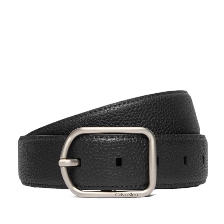 Ceinture Noire Homme Calvin Klein Jeans Round