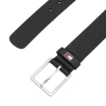 Ceinture Noire Homme Tommy Hilfiger Flag Leather 4.0