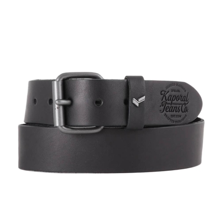 Ceinture Cuir Noir Homme Kaporal HEBER