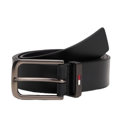 Ceinture Noire Homme Tommy Hilfiger Leathers