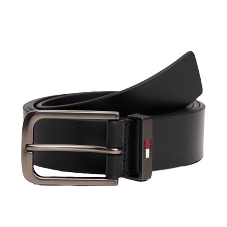Ceinture Noire Homme Tommy Hilfiger Leathers