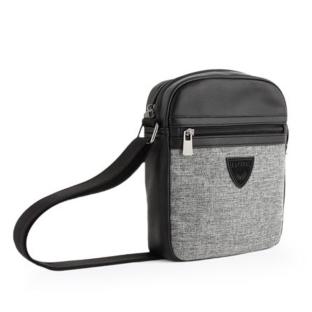 Sacoche Gris/Noir Homme Kaporal NELIO