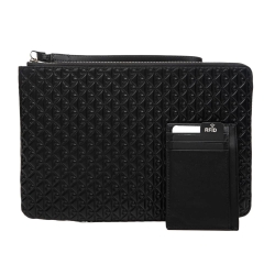 Coffret Sacoche + Étui Noir Homme Calvin Klein Jeans Cardcase