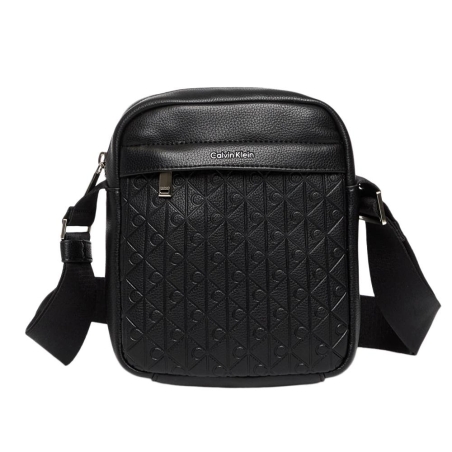 Sacoche Noir Homme Calvin Klein Jeans Emblem Aop Emboss