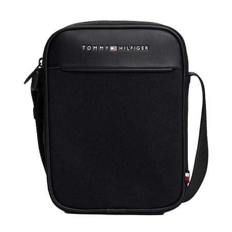 Sacoche Noir Homme Tommy Hilfiger Th Foundation Mini R