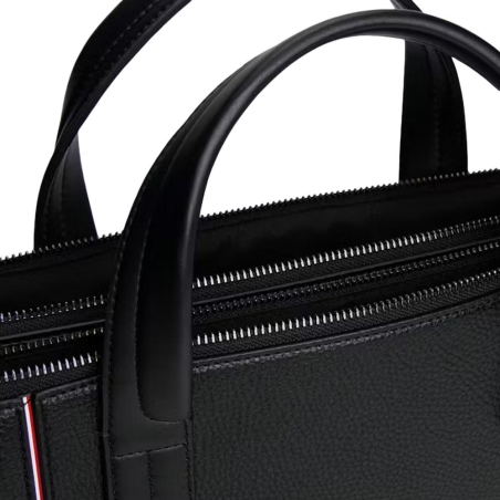 Sacoche d'ordinateur Noir Homme Tommy Hilfiger Central