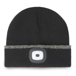 Bonnet Noir Homme Facom Avec Led