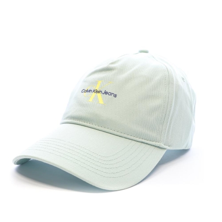 Casquette Vert d'Eau Homme Calvin Klein Jeans Monologo Printed