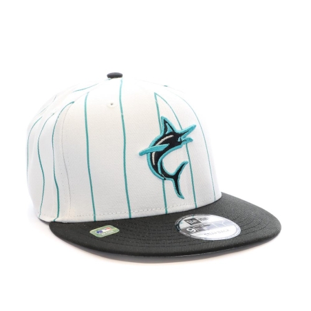 Casquette Blanche/Bleu/Noir Homme New Era Miamar