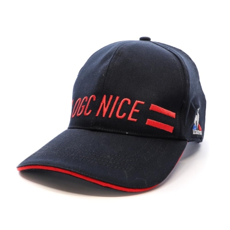 Ogc Nice Casquette Noir Homme Le Coq Sportif Fanwear
