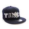 Casquette Noire Homme New Era Typography