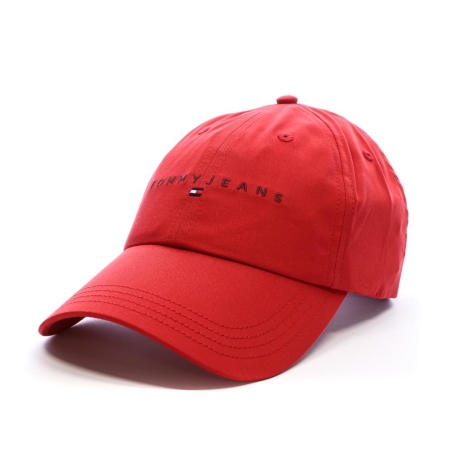 Casquette Rouge/Noir Mixte Tommy Hilfiger Linear Logo 6