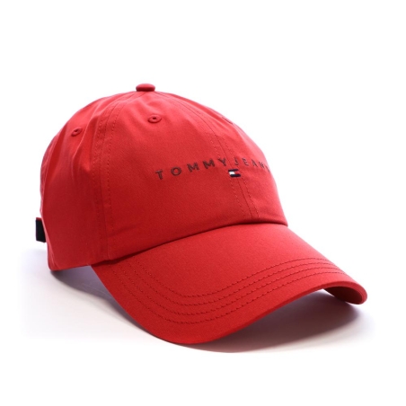 Casquette Rouge/Noir Mixte Tommy Hilfiger Linear Logo 6