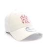 Casquette Blanche/Rose Homme New Era Outline