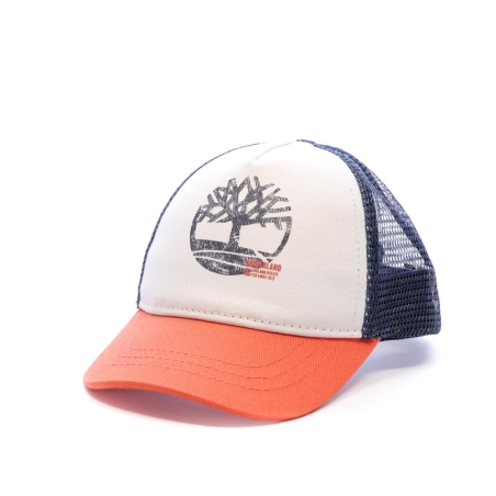 Casquette Blanc/Marine/Rose Homme Timberland T60156