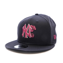 Casquette Noire/Rouge Homme New Era Seasonal Flower