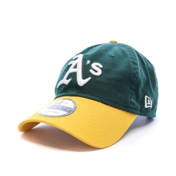 Casquette Verte Foncé/Jaune Homme New Era Oakat