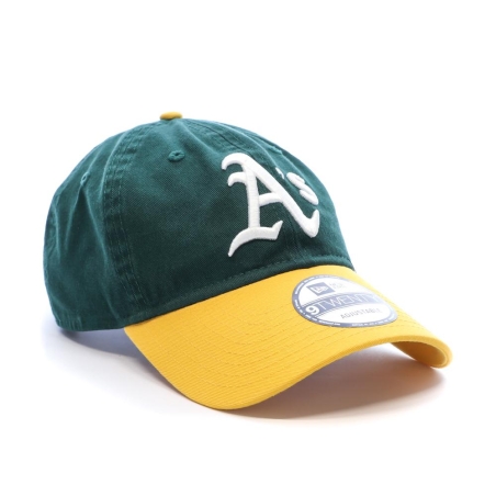 Casquette Verte Foncé/Jaune Homme New Era Oakat
