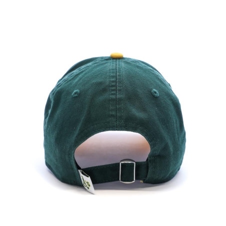 Casquette Verte Foncé/Jaune Homme New Era Oakat