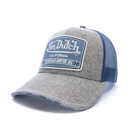 Casquette Grise/Bleu Homme Von Dutch Terry
