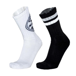 Chaussettes Noires/Blanches Homme Converse E1236H