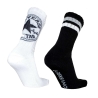 Chaussettes Noires/Blanches Homme Converse E1236H