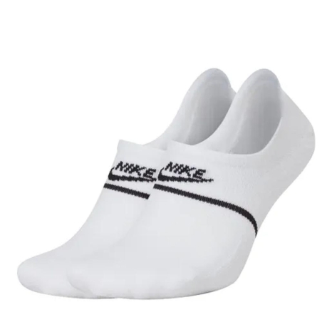 X1 Paire de Chaussettes invisible Blanches Homme Nike Essential Footie