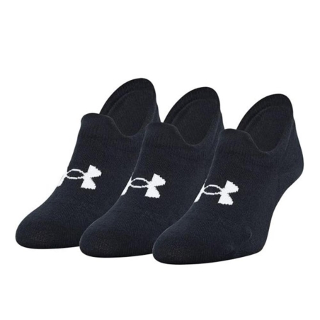 Lot de 3 Paires Chaussettes Noires Under Armour Ultralowtab