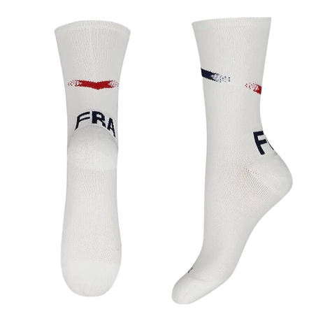 Paire de chaussettes Blanche/Rouge/Bleu Homme Le Coq Sportif Erfp