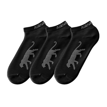 X3 Paires de chaussettes Noir Homme Airness 1/214/96