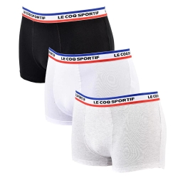 Lot de 3 Boxers Blanc/Gris/Noir Homme Le Coq Sportif Boxer
