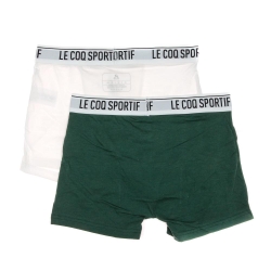 x2 Boxers Bleu/Vert Homme Le Coq Sportif Camuset sport