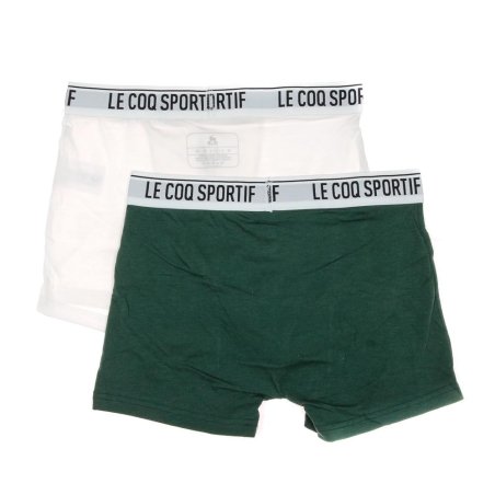 x2 Boxers Bleu/Vert Homme Le Coq Sportif Camuset sport
