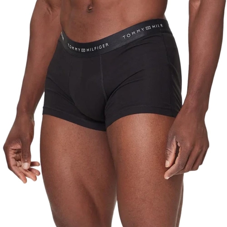 Lot de 3 Boxers Noir/Gris Homme Tommy Hilfiger Metallic