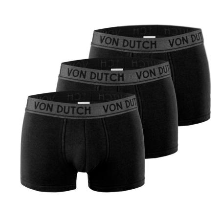 x3 Boxers Noir Homme Von Dutch ORIGI1